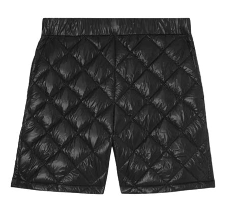 burberry quilted shorts